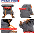 Adjustable Neck Girth Dog Clothes Small Dogs Hoodie Cozy Warm Winter Pullover Clothing Sweater for Tiny Puppy Sweatershirt - Purple Small...