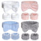 12Pcs Headbands Wristbands Set for Washing Face, Knotted Spa Head Bands Wrist Towels Skincare Hair Bands Arm Bands for Womens Girls Makeup Facial ...