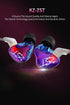 KZ ZST in Ear Monitors 1BA+1DD HiFi IEM Wired Earbuds Noise Cancelling Earbuds Rich Bass Stereo Headphones Comfortable in Ear Earbuds with Detacha...