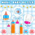 7 Pcs Disappearing Doll Feeding Set Baby Doll Bottles Milk and Juice Bottles with Toy Pacifier Baby Doll Accessories Doll Bottle Toy for Doll Acce...