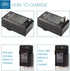 BM 2 LI-90B, LI-92B Batteries and Charger for Olympus Tough TG-6, TG-5, TG-Tracker, SH-1, SH-2, SP-100 IHS, Tough TG-1 iHS, Tough TG-2 iHS, Tough ...