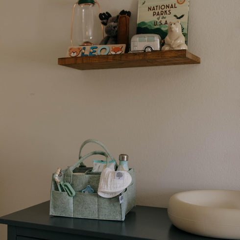 Parker Baby Diaper Caddy and Nursery Storage Bin | Removable Nursery Organizer Insert, Neutral Design, Multi-Purpose Baby Essentials | Car Organiz...