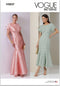 Vogue Misses' Close-Fitting Lined Dress Sewing Pattern Packet, Design Code V2027, 4-6-8-10-12, Multicolor...