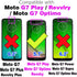 Phone Case for Moto G7 Play/MotoG7 Optimo XT1952DL/Tmobile Revvlry with Tempered Glass Screen Protector Cover Stand Hard Rugged Hybrid Cell Access...