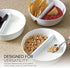 3 Pack - Just Crunch Anti-Soggy Cereal Bowl - Keeps Cereal Fresh & Crunchy | BPA Free | Microwave Safe | Ice Cream & Topping, Yogurt & Berries, Fr...