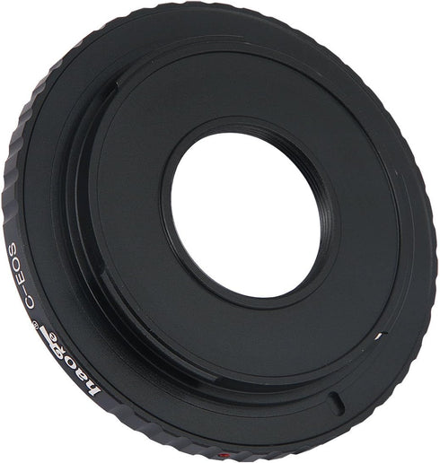 Haoge Manual Lens Mount Adapter for C-Mount CCTV Cine Movie Film Lens to Canon EOS Rebel 80D 70D 60D 50D 550D 500D 5D 5DS 7D EF EF-S Mount Camera...