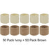 100 Pack Bulk Super Soft Stretchy Elastic Nude Skin Color Nylon Headbands Bow Khaki Brown Ivory Skinny Slim Turban Headwrap Hair Ties Ponytail Hol...