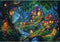 MISITU 100 Piece Puzzles for Kids Mushroom House Large Piece Puzzles 100 Pieces Puzzles for Adults Children Puzzles 100 Piece Families Challenging...