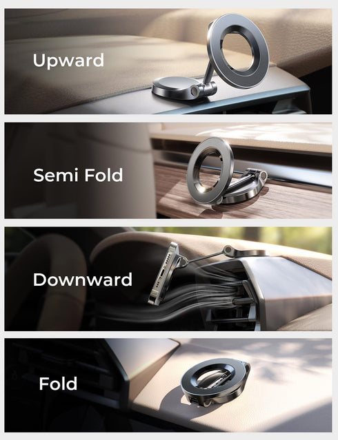 LISEN for MagSafe Car Mount, Magnetic Phone Holder for Car, Hands Free iPhone Car Holder Mount Dash Phone Mount for Car Fit for iPhone 15 14 13 12...