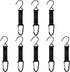 Fence Hooks for Baseball Bag Nylon Safety Buckles Fence Hooks Multifunctional Hanging Buckles Metal Hooks Suitable for Softball Outdoor Sports Equ...