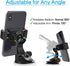 APPS2Car Suction Cup Phone Holder for Car with Adjustable Arm, Low Profile Dashboard Phone Mount Compact Windshield Window Dash Mobile Stand Compa...