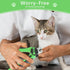 ROPO Dog Nail Trimmer, Pet Nail Clippers, Dog Nail Clippers for Pet Paw Care, Dog Nail Clippers Pet Nail Trimmer for Different Types of Pets (Gree...
