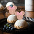 36 Pack Mouse Inspired Cupcake Toppers with Bow Mouse Birthday Cake Decorations Mini Cupcake Picks for Mouse Themed Baby Shower Kids Birthday Part...