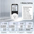 Suraielec Watt Meter, Plug-in Socket Power Meter, 90V-250V Wide Range, Backlit Large Display, Auto Cost Calculator, Overload Protection, Kilowatt ...