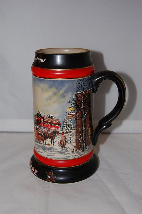 1992 BUDWEISER A PERFECT CHRISTMAS HOLIDAY STEIN NEW by Budweiser...