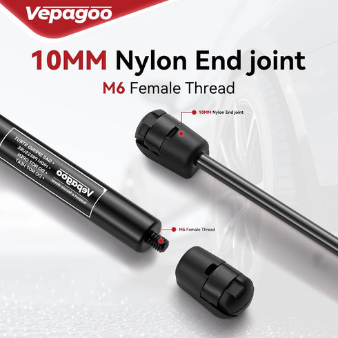 Vepagoo C16-03795 12 inch 24Lb/107N Gas Shocks Struts Spring for Leer Topper Truck Pickup Tool Box Boat Deck, Weatherguard CSPS Aluminum Toolbox a...
