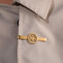Circle Advocate Lawyer Emblem Stainless Steel Tie Clips Justice Scales Logo Men Jewelry...