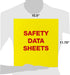 UniKeep SDS Binder - 1.5'' Capacity, (3 Poly rings), Fully Enclosed...