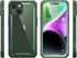 i-Blason iPhone 14 (2022) / iPhone 13 (2021) 6.1 Inch Case with Built-in Screen Protector, Transparent Back, Shockproof Airbags Bumper [Ares Serie...