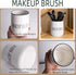 LEETOYI Ceramic Makeup Brush Holders for Bathroom Vanity and Countertop, Farmhouse Cosmetic Storage Organizer Cup, White...