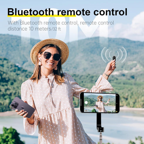 Tripod for iPhone, Phone Stand, Selfie Stick for iPhone with Remote, Phone Stand for Recording 52" (A67P-C)......