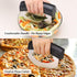 KITCHENDAO Come Apart Mezzaluna Salad Chopper Knife Tool, Easy Cleaning, Super Sharp Double Blade Stainless Steel Rocker Knife for Lettuce Vegetab...