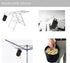 Clothespin Bag Hanging Clothesline Peg Organizer Storage Bags,Dust-proof (black)...