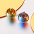 2 Pieces Metal Spinning Top Metal Flip Over Top Kids Aluminum Top Spinner Top Physics Toy Gyroscope Stainless Steel Top Educational Toys for Girls...