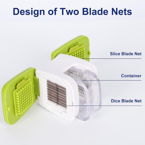 Updated Garlic Press&Peeler Set- Convenient Dicing and Slicing. Chopper, Masher & Crusher, Mincer and Paste...