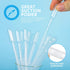 Teenitor 2ML Plastic Transfer Pipettes Eye Dropper 100PCS Disposable Pipettes Dropper, Plastic Pipettes for Essential Oils, Transfer Liquids for E...