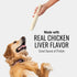Good ‘n’ Fit Rolls Made with Real Chicken Liver Flavor, 2 Large Rolls, Treat Your Dog to Long-Lasting and Highly Digestible Rawhide Chews...