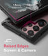 Ringke Fusion-X Compatible with Samsung Galaxy S22 Ultra 5G Case (2022), Clear Hard Back with Shockproof Enhanced Side Protective Bumper Phone Cov...