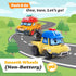 Robocar Poli Transforming Robot, Bucky 4" Transformable Action Toy Figure Vehicles, Mountain Rescue Car Emergency Vehicle Playset, Holiday Birthda...
