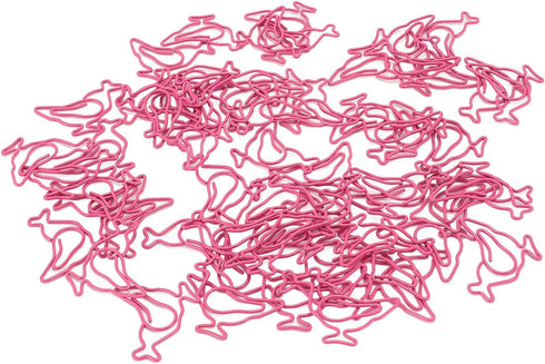 100pcs Chick Paper Clips Cute Animal Shaped Paper Clips Rustproof Iron Wire Clips in Transparent Box Versatile for Home School Office...