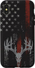 iPhone X/XS American Flag Whitetail Deer Buck Hunting USA FLAG Hunter Case...