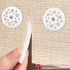 110 Pcs 45 mm White Plastic Washers, Foam Board Fasteners and Load Spreading Polypropylene Washers for Fixing and Fastening Rigid Foam Insulation ...