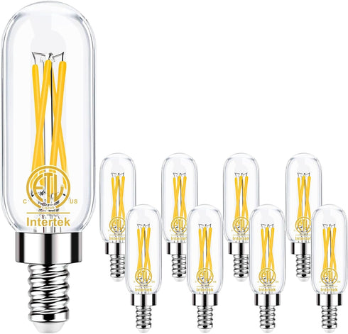 hansang E12 LED Bulbs Dimmable, 40W Equivalent, 3000K Soft White, T6 Tube Candelabra LED Light Bulbs for Chandelier, Light Bulbs Small Base with F...