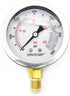 SINOCMP 40Mpa/0-400bar/0-6000PSI Economical Multi Purpose Double Scale Stainless Steel Glycerin Filled Hydraulic Pressure Gauge...