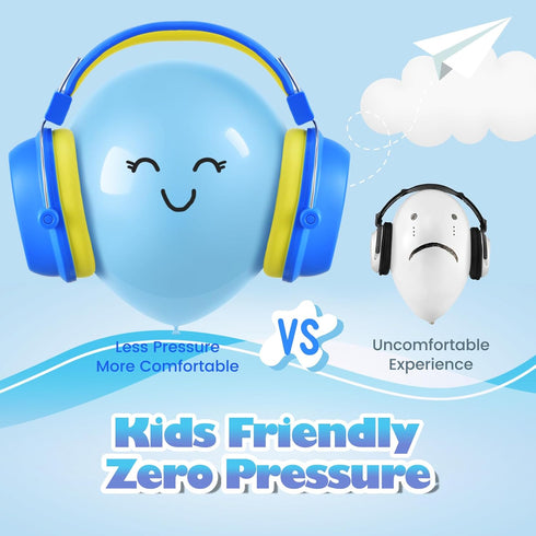2024 NEW CUSTOM FIT Noise Cancelling Headphones for Kids, 26dB NRR Kids Ear Protection Safety Ear Muffs for Fireworks, Home, School, Kids Hearing ...