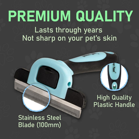 Maxpower Planet Pet Grooming Deshedding Dog Brush - Cat and Dog Deshedding Brush Tool - Deshedder for Dogs Comb - Dog Brush Short Hair and Medium ...