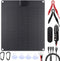 Lixada15W Solar Charger Panel with MPPT Trickle Maintiner Cntroller,12V Portable Waterproof Flexible Monocrystalline USB Solar Charging Panel Char...
