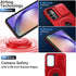 FUNMIKO for Samsung Galaxy S20 FE Case with Sliding Camera Lens Cover and Glass Screen Protector - Magnetic Kickstand - Shockproof Protective Phon...
