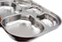 Korean Stainless Steel Divided Plates by KS&E, Little Kids Toddlers Babies small Tray, BPA Free, Diet Food Control, Compact Serving Platter, Snack...