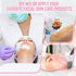 10 Pcs Plastic Cosmetic Spatula Jelly Mask Spatula Skincare Lotion Disposable Spatulas for Facials Face Mask Applicator Makeup Scoop for Facial To...