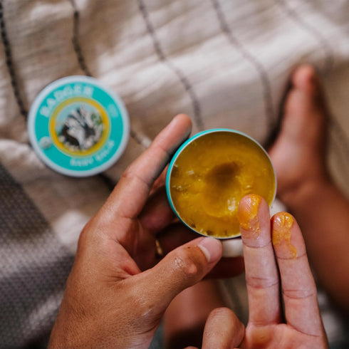 Badger Baby Balm w Chamomile Calendula, All Organic Baby Moisturizer for Cradle Cap Diaper Rash, Soothing Nourishing Gentle Baby Skin Care, Concen...