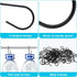 Giantree 60Pcs Mini S Hooks, 1 Inch Small S Hooks for Hanging Small Metal Hooks S Hooks Black, S Shaped Mini Hooks for DIY Crafts Jewellery Hangin...