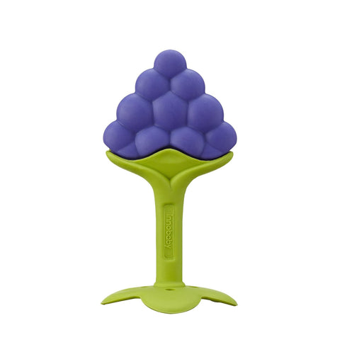 Innobaby Original Teethin Smart EZ Grip Fruit Teether and Sensory Toy for Babies and Toddlers in Grape. BPA Free Teether...