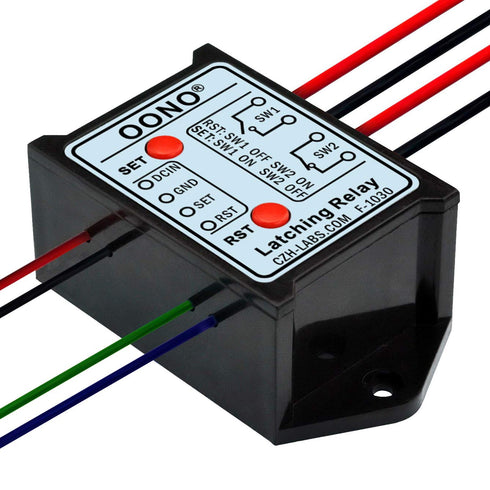 DPST 1NO 1NC 8Amp Latching Relay Module (DC 12V)...