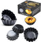 Egg Tart Molds 12PCS Tart Pan, Mini Carbon Steel Non Stick Tart Pans, Tart Molds For Baking (3 inch)...