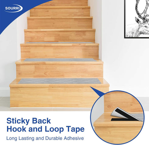 3/4 Inch x 26 Feet Hook and Loop Tape Sticky Back Fastener Roll, Nylon Self Adhesive Heavy Duty Strips Fastener for Home Office School Car and Cra...